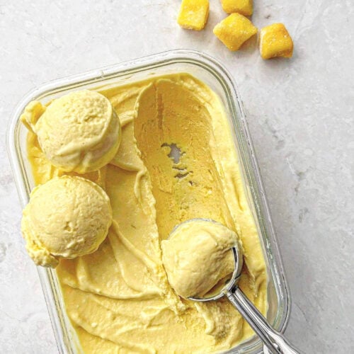 Mango ice cream vitamix 2025