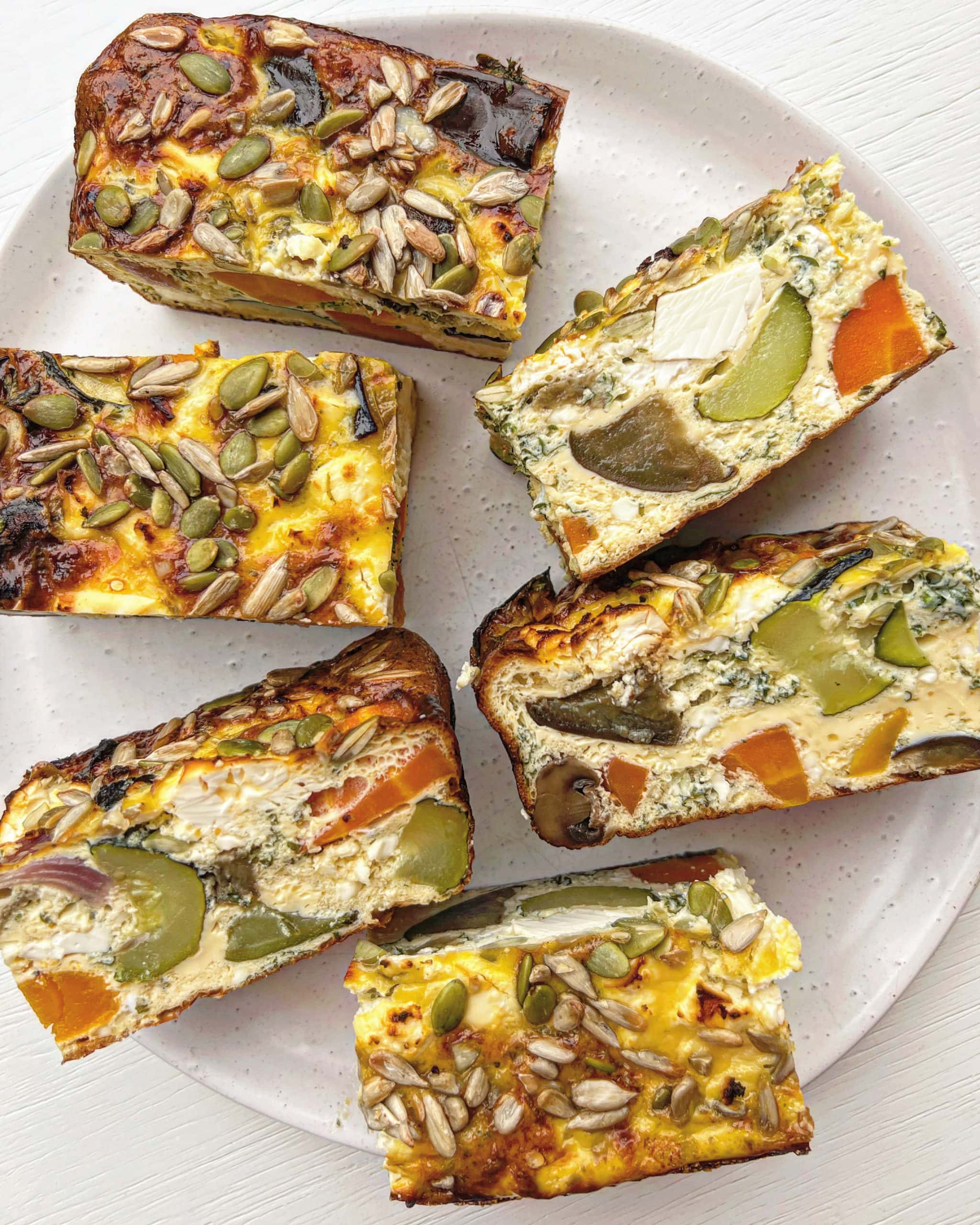 Roast Vegetable & Feta Frittata Nourish & Tempt